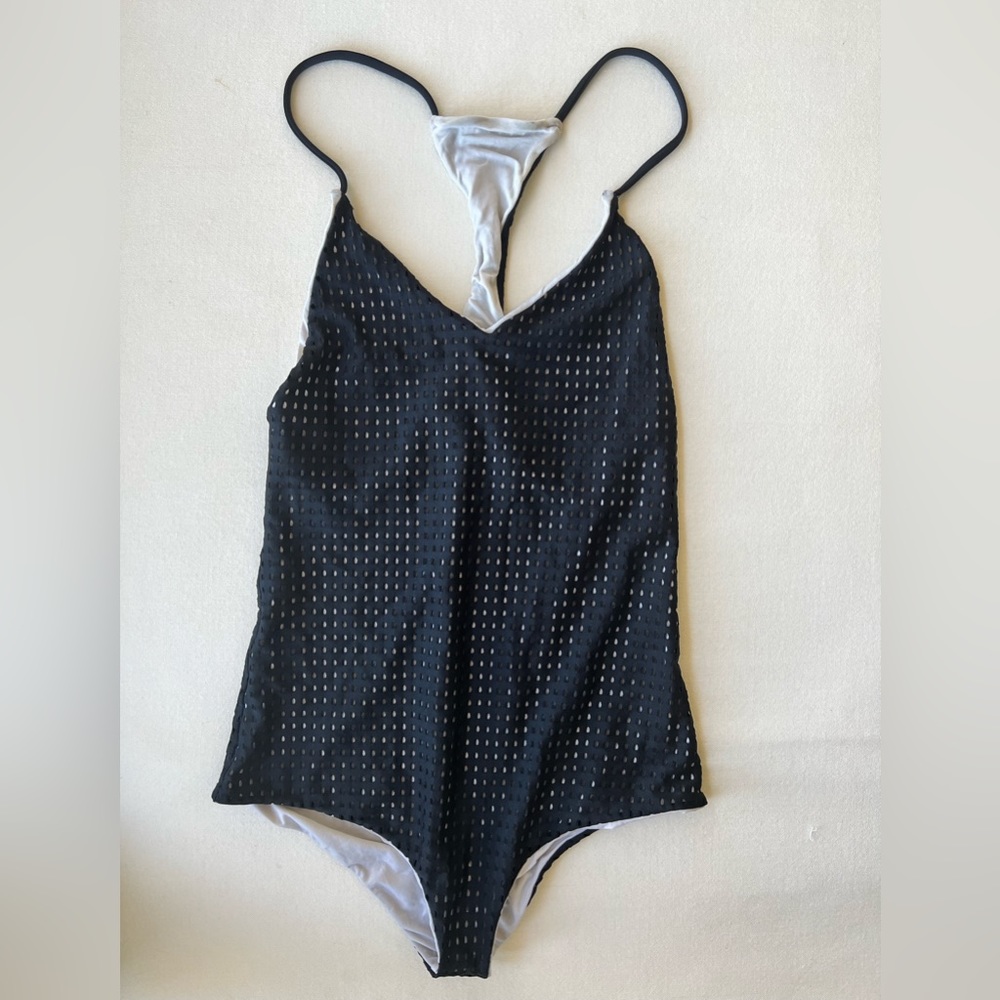 ACACIA Sparta full piece black mesh - small (good condition)